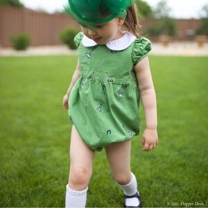 Classic Prep | Bubble in Meadow Green with Croquet Embroidery